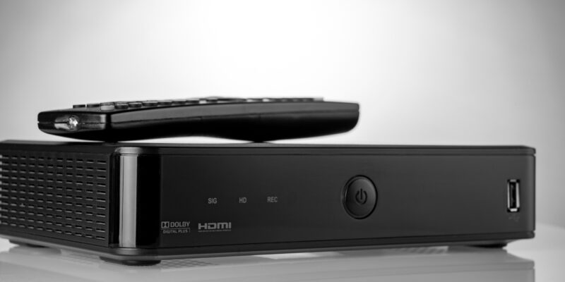 Photo of Digital Set-top Box and Remote Control