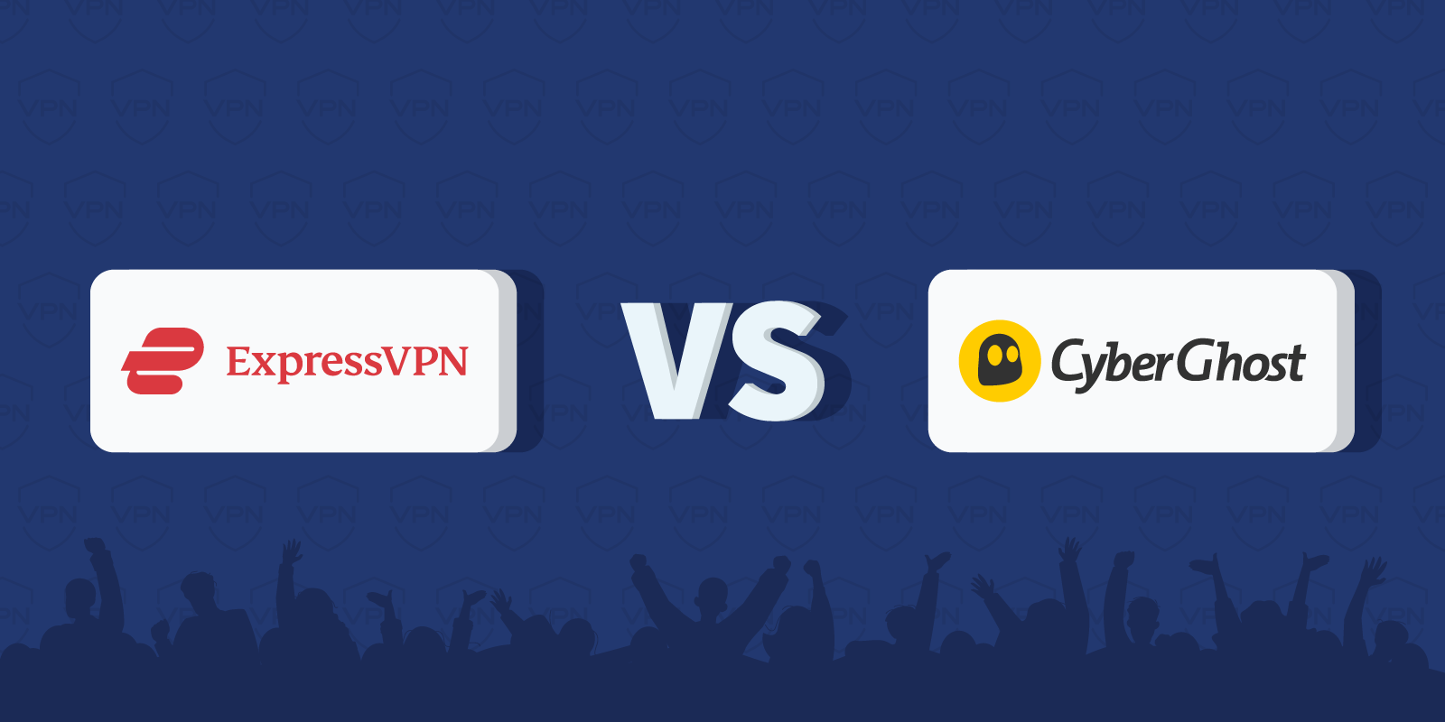 ExpressVPN vs CyberGhost Comparison Featured Image