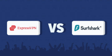 ExpressVPN vs Surfshark Comparison Featured Image