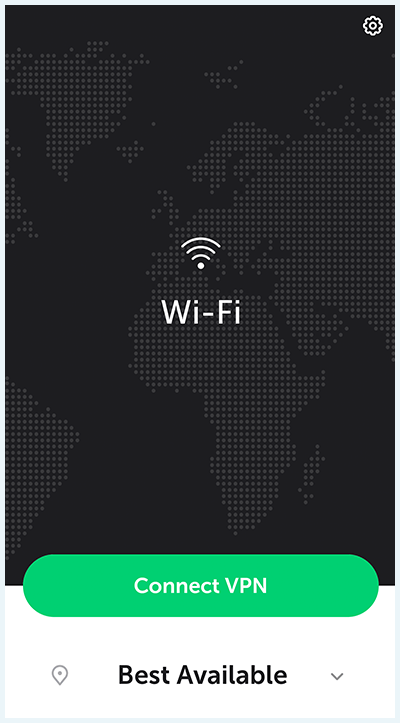 Screenshot of FastVPN's Android app