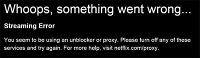 netflix error