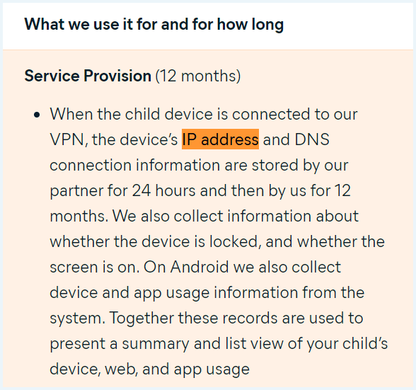 Privacy policy of the family products of Avast