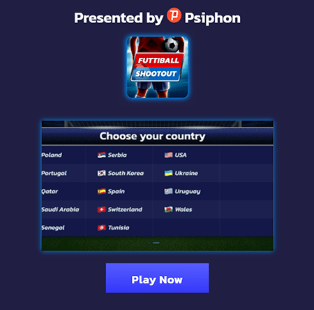 Screenshot of Psiphon VPN, ad after server connects