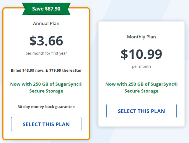 StrongVPN prices