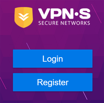 VPN Secure login screen