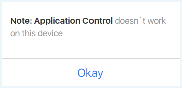 X-VPN Application Control Error