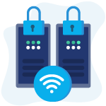 Secure network icon