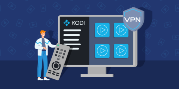 Setting up a VPN on Kodi Featured Image Dark