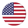 USA circle flag