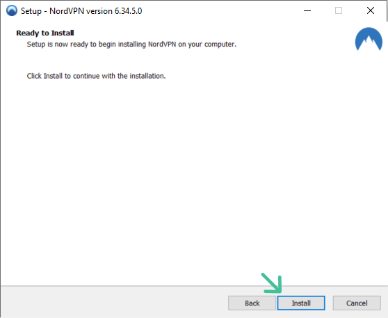 NordVPN Install Wizard