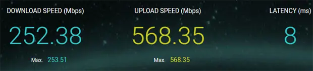 Urban VPN speedtest local server