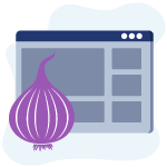 Use Tor browser icon