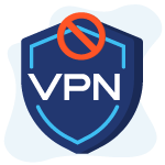 Prohibited VPN icon