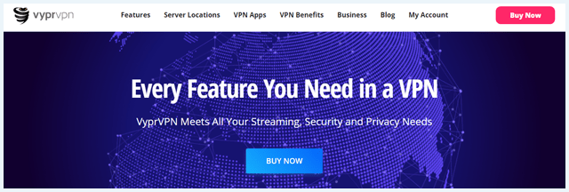 VyprVPN website homepage