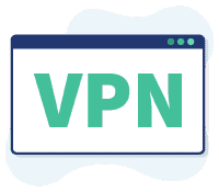 Browser Icon showing the text VPN