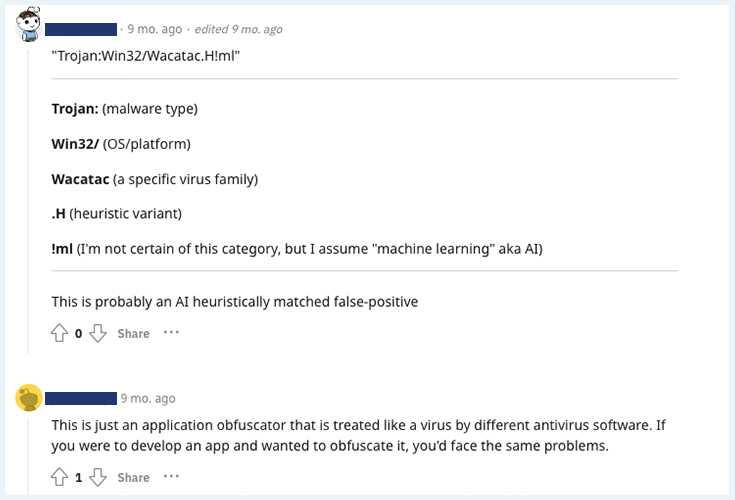 Screenshot of user opinions on ZoogVPN from Reddit